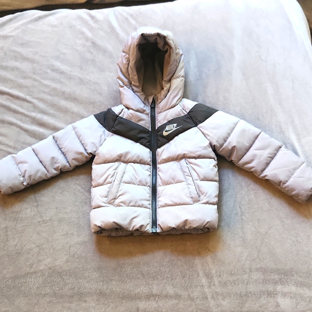 Toddler Nike coat and winter boots